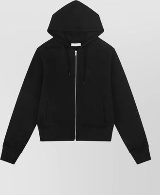 Entire studios slim cotton zip-up hoodie