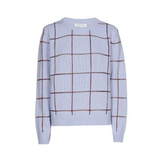 Marie Méro Dames, Truien, Blauw, Maat: 2XL