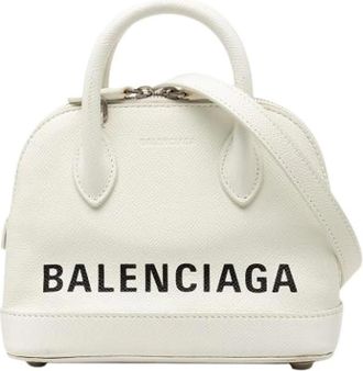 Balenciaga Pre-owned Mini Bags, female, White, Size: ONE SIZE Pre-owned The Ville XXS Satchel