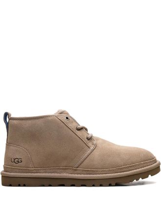 UGG Lace-up Neumel boots - men - Rubber/Calf Suede/Wool - 9 - Brown
