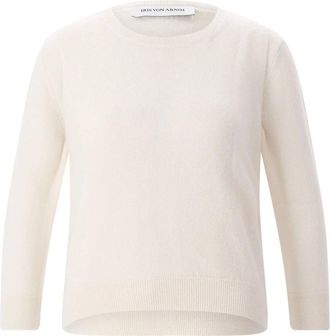 Iris Von Arnim Truien & Vesten, Dames, Beige, XS, Kasjmier, Cashmere-Zijde Trui