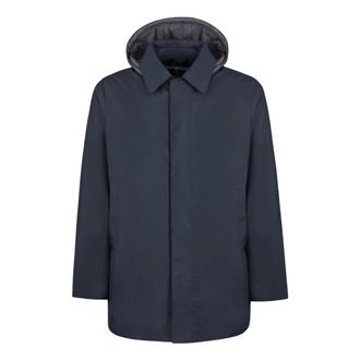 People of Shibuya Winter Jackets, male, Blue, Size: 2XL Stylish Trench Coat for Men