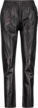Oakwood Lederbroek - Dames - Leren Broeken - Zwart - XS - Broeken