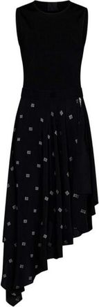 Givenchy Sleeveless Dress W/ Flare Skirt Black, Brand Size 42 (US Size 8)