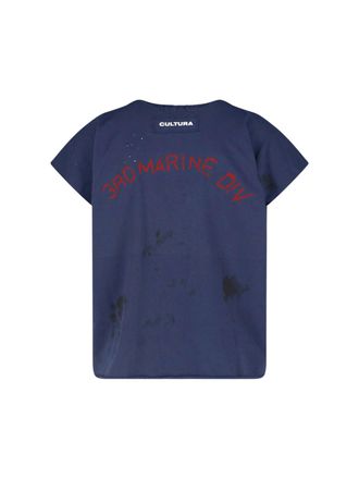 Cultura Mens T-Shirts And Polos Blue