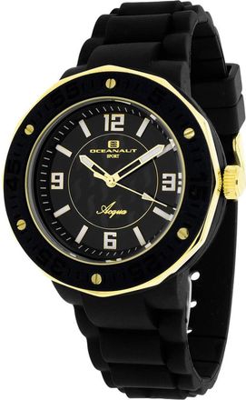 Oceanaut Womens Acqua Black Round 41mm