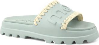 Mou Eva One-Piece Slide - Dames - Sandalen - Blauw - 41 EU - Schoenen