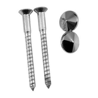 Duravit Duravit - Montaje (par) Con Cabeza Ornamental, Cromado, 0067001000