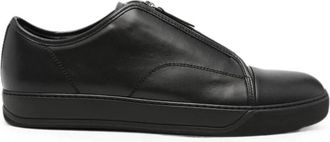 Lanvin Dbb 1 Zip Sneakers - Heren - Sneakers - Zwart - 43 EU - Leer - Schoenen