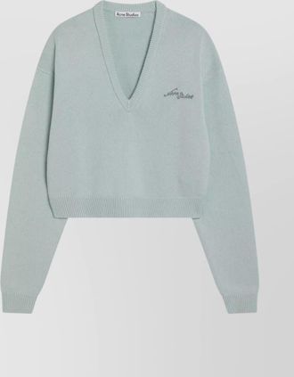 Acne Studios wool v neck sweater long sleeves