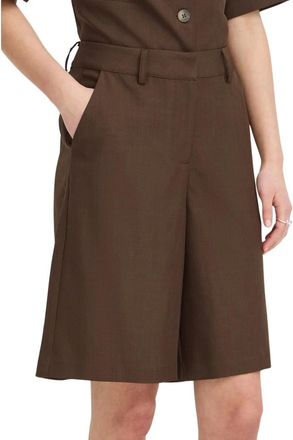 Ichi Mujer, Pantalones cortos, Marr&oacute;n, Talla: L