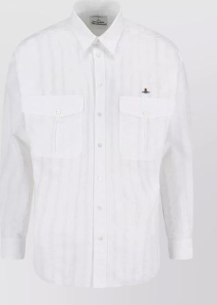 Vivienne Westwood shirt button down collar buttoned cuffs pockets