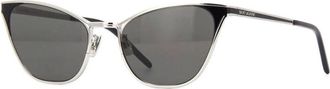 Saint Laurent Ladies Black Cat Eye Sunglasses SL409 001
