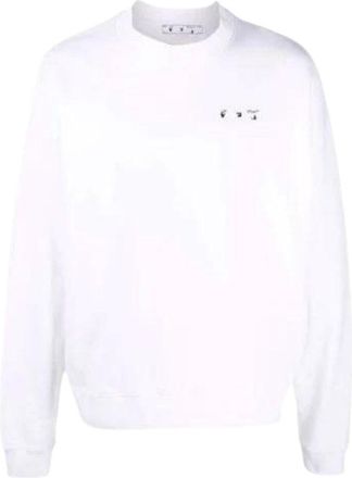 Off-white Big OW Skate Fit White Sweatshirt