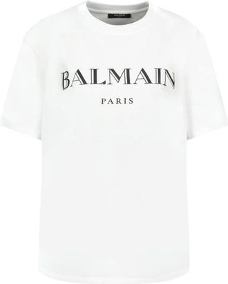 Balmain Hombre, Camisetas, Blanco, Talla: S