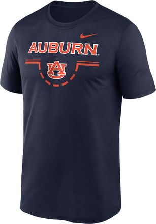 Nike Auburn Courtside Nike Mens Dri-FIT College T-Shirt in Blue | 02TI41SAUN-5DA
