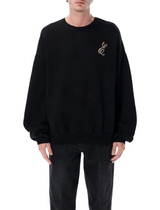 Fear of God Black Waffle Knit Oversized Sweater