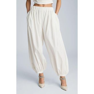 Kenneth Cole Pull-On Balloon Pants in Pure White at Nordstrom, Size X-Small