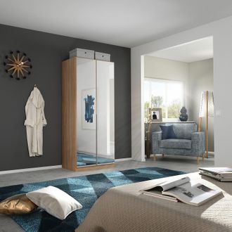 Rauch Orange home24 Drehtürenschrank Alabama