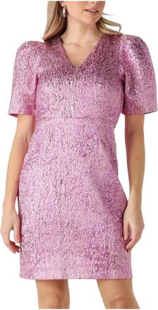 Freebird by Steven Kleedjes, Dames, Roze, S, Roze Daantje Mini Jurk Charme