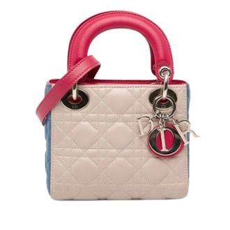 Dior Pre-owned Mini Lady - Dames - Vintage Mini Tas - Veelkleurig - ONE Size - Leer - Vintage