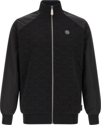Philipp Plein Black Cotton Mens Sweatshirt