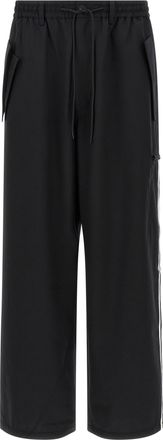 Yohji Yamamoto Black Polyester Casual Mens Pants