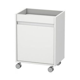 Duravit Duravit - Ketho conteneur &agrave; roulettes 2530, 1 porte en bois, &agrave;