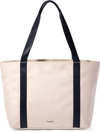Baggallini Via Tote Bag in Natural With French Navy at Nordstrom