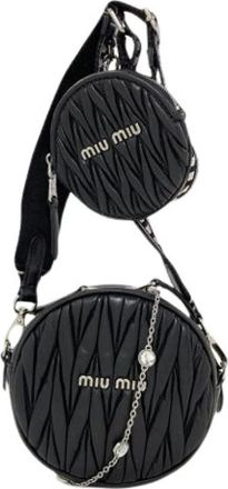 Miu Miu Pre-owned Pouch Shoulder Bag - - Pre-owned - Donna - Nero - ONE SIZE