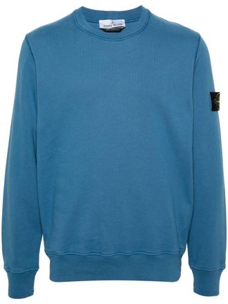 Stone Island Felpa con applicazione Compass - Blu