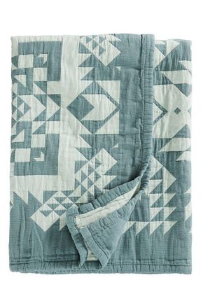 Pendleton Cotton Matelass&eacute; Coverlet in Opal Springs at Nordstrom