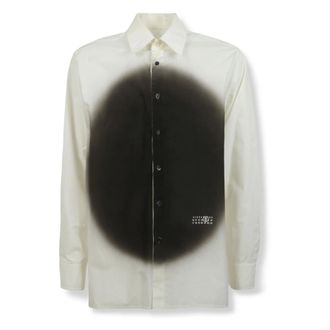 Maison Margiela Casual Shirts, male, Multicolor, Size: L Spray Print Shirt