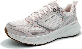 Skechers Edgeride Womens Silver Eclipse Pink 150475 Sneaker, Pink, 4 UK