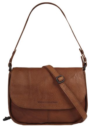 Spikes & Sparrow Umh&auml;ngetasche SPIKES & SPARROW, Damen, Gr. B/H/T: 29cm x 20cm x 7cm onesize, braun (cognac), Leder, vintage, Taschen Umh&auml;ngetasche, echt Leder