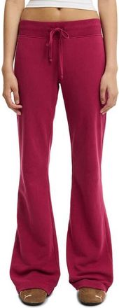 Cotton On Womens Low Rise Bootleg Sweatpant in Washed Dark Lotus at Nordstrom, Size Xxx-Small