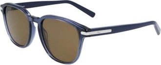 Ferragamo unisex, Accessoires, Blauw, Maat: 53 MM