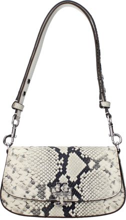 Tory Burch Tory Burch Britten Damens Umh&auml;ngetasche Leder Wei&szlig;/Schwarz