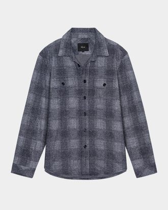 Rails Mens Alder Brushed Flannel Overshirt