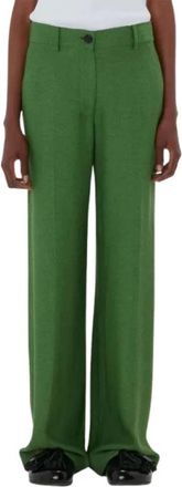 J.W.Anderson Appelgroene Wijde Broek - Dames - Wijde Broeken - Groen - XS - Broeken