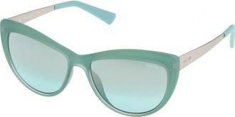 Police Womens S1970M55N19X 55 Sunglasses - Green - One Size