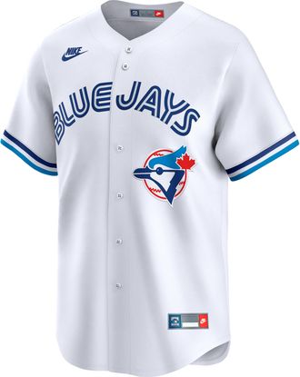 Nike Toronto Blue Jays Cooperstown Nike Mens Dri-FIT ADV MLB Limited Jersey in White | CO25BJC1TBJ-A3F