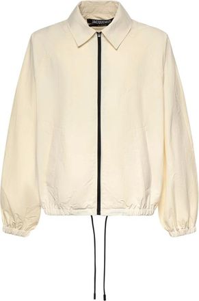 Jacquemus Light Jackets, male, Beige, Size: XL The Windbreaker