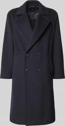Mc Neal Mantel aus Woll-Mix mit Reverskragen in Dunkelblau, Gr&ouml;&szlig;e XXXL