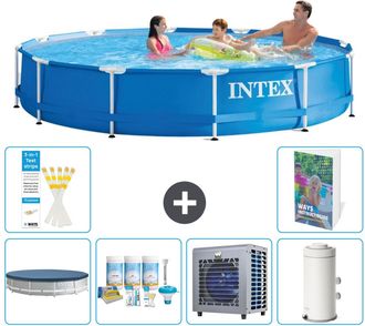 Intex Piscina Con Estructura Redonda - 366x76 Cm - 7-piezas S90