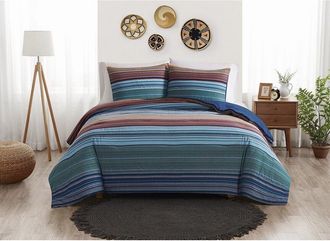 Brooklyn Loom Met Stripe Yarn Dye Comforter Set