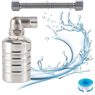 OEM V&aacute;lvula De Flotador Totalmente Autom&aacute;tica De 1/2 En Acero Inoxidable 304, Regulador Autom&aacute;tico De Nivel De Agua Para Tanque De Agua, Mini V&aacute;lvula De B