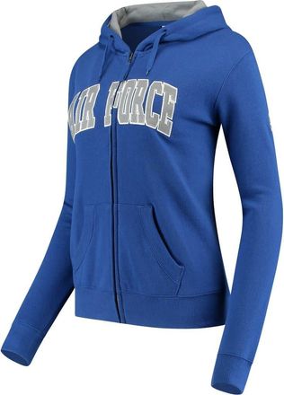 Colosseum Womens Stadium Athletic Royal Air Force Falcons Arched Name Full-Zip Hoodie at Nordstrom, Size Xx-Large