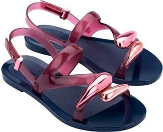Melissa Iris Slingback Sandal in Blue/Red at Nordstrom, Size 10
