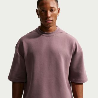 Nike Mens 24.7 ImpossiblySoft Dri-FIT Short-Sleeve Top in Purple | IF2736-502